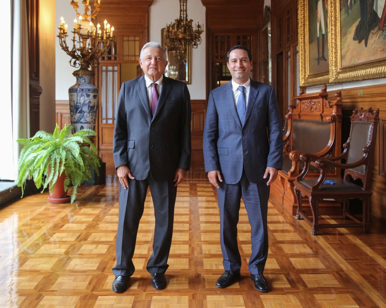 En Reunión Con El Presidente Amlo El Gobernador De Yucatán Mauricio Vila Dosal Ratifica El 